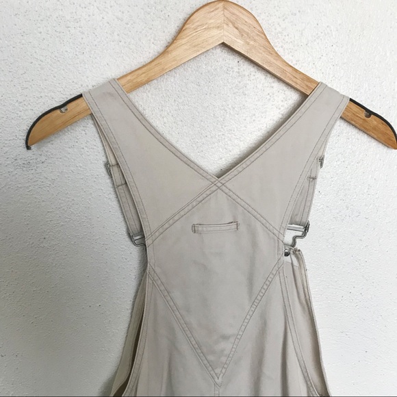 Gap Cream Overall Dress Size S - Picture 8 of 10